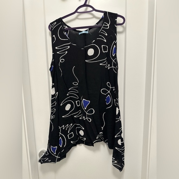 Blue sky clothing bamboo tunic tank top EUC thin and breezy - Picture 9 of 10